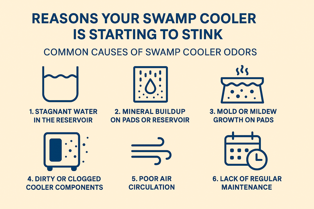 Reasons Your Swamp Cooler Is Starting To Stink