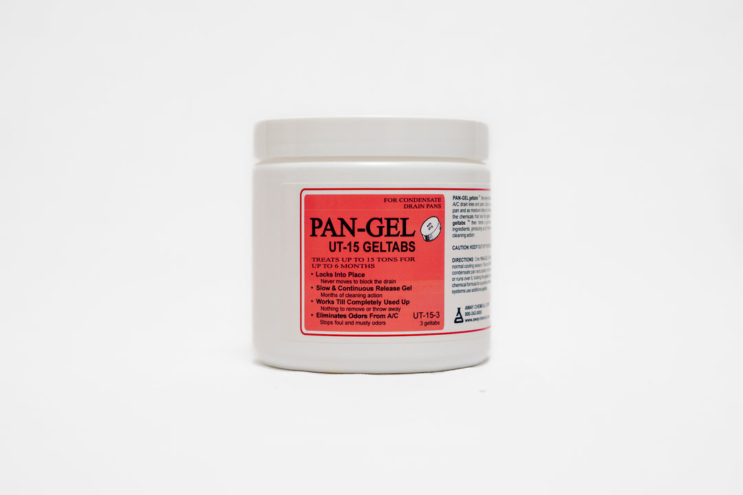 Condensate Pan Gel Tablets – 3 Pack | HVAC Drain Line Treatment for Up to 15-Ton Systems
