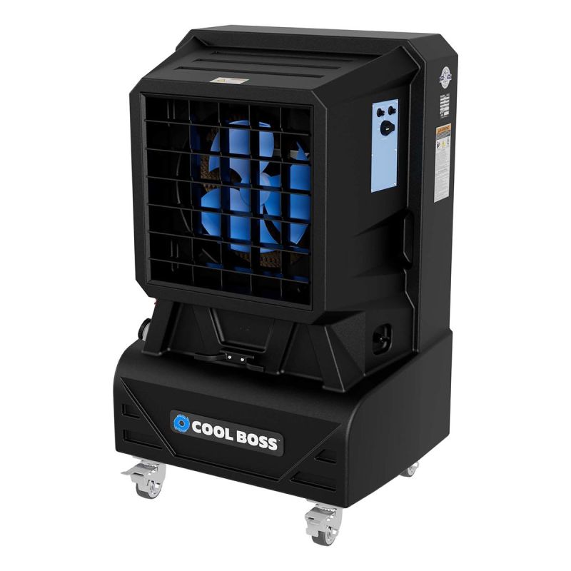 Cool Boss CB-14 Swamp Cooler – Portable Evaporative Cooling for 850 Sq. Ft. Spaces